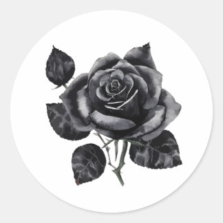 Zwarte Rozen Sticker