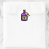 Zwarte Rozen Toverdrank Gothic Heks Fles Sticker (Tas)