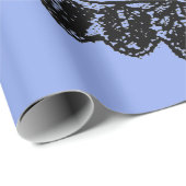 ZWARTE RUIMTE EN BLAUWE WRAPPINGSPAPIER CADEAUPAPIER (Rol Hoek)