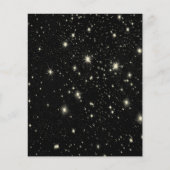 ZWARTE RUIMTE STARS ACHTERGRONDEN WALLPAPERS CUSTO FLYER (Voorkant)