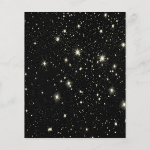 ZWARTE RUIMTE STARS ACHTERGRONDEN WALLPAPERS CUSTO FLYER