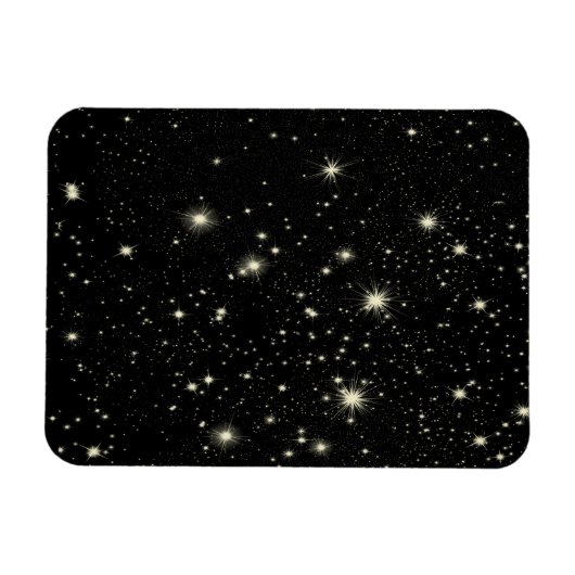 ZWARTE RUIMTE STARS ACHTERGRONDEN WALLPAPERS CUSTO MAGNEET (Horizontaal)