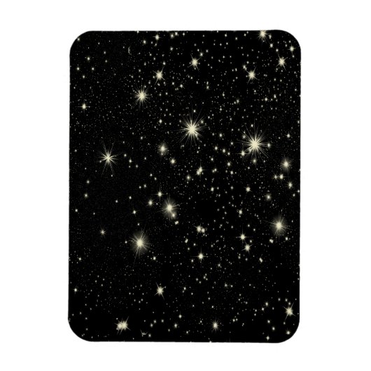 ZWARTE RUIMTE STARS ACHTERGRONDEN WALLPAPERS CUSTO MAGNEET (Verticaal)