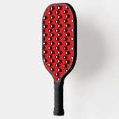 Zwarte ruimteschepen pickleball paddle (Links)