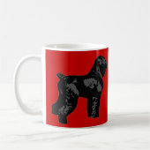 Zwarte Russische terger Koffiemok (Links)