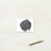 Zwarte Russische terger Post-it® Notes (Op bureau)