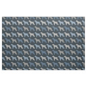 Zwarte Russische terger Stof (Fat Quarter)