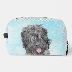 Zwarte Russische Terrier BRT RBT Schilderij Huisdi Toilettasje