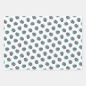 Zwarte Russische Terriër BRT RBT Schilderij Pet Do Inpakpapier Vel (Voorkant 2)