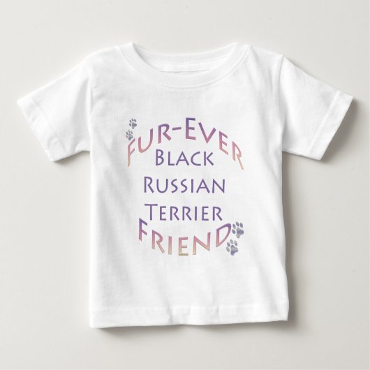 Zwarte Russische Terriër Furever (Voorkant)