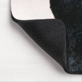 Zwarte Russische Terrier Mousepad Muismat (Hoek)
