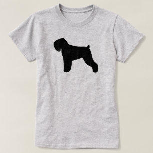 Zwarte Russische Terrier Silhouette T-shirt