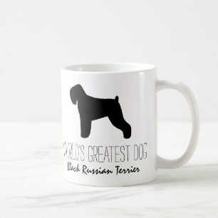 Zwarte Russische Terrier World's grootste Dog Cust Koffiemok