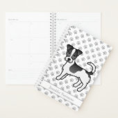 Zwarte Ruwharige Jack Russell Terrier Hond & Naam Planner (Display)