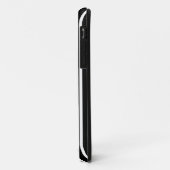 Zwarte Safari Streep met naam Case-Mate iPhone Case (Achterkant/links)