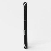 Zwarte Safari Stripe met luipaard Case-Mate iPhone Case (Achterkant/links)