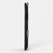 Zwarte Safari Stripe met luipaard Case-Mate iPhone Case (Achterkant/rechts)