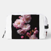 Zwarte Sakura kersen rugzak  (Achterkant)