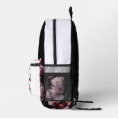Zwarte Sakura kersen rugzak  (Rechts)