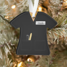 Zwarte salon technicus ornament