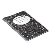 zwarte samenstelling notitieboek (Rechterzijde)