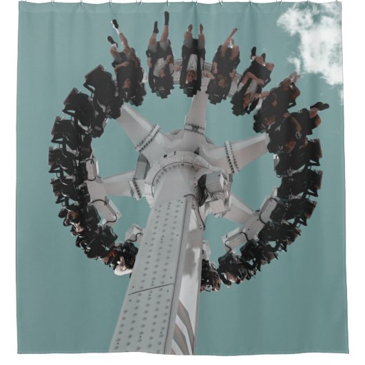 Zwarte Samsung Android smartphone Douchegordijn (Voorkant)