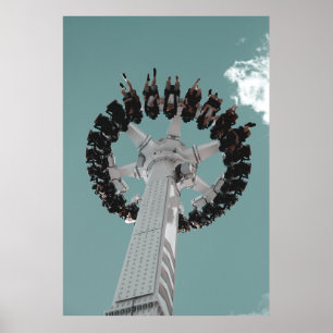 Zwarte Samsung Android smartphone Poster