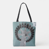 Zwarte Samsung Android smartphone Tote Bag (Achterkant)