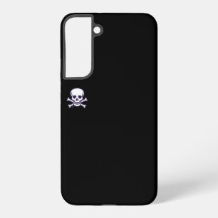 Zwarte Samsung S22 plus telefoonhoesje met Skull n Galaxy Hoesje