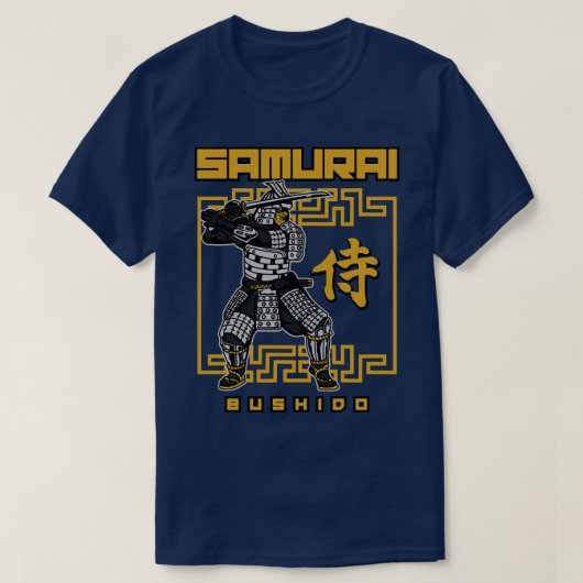 ZWARTE SAMURAI T-SHIRT (Design voorkant)