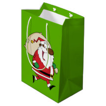 Zwarte Santa Gift-tas