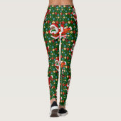 zwarte santa leggings (Achterkant)