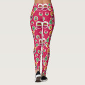zwarte santa leggings (Achterkant)