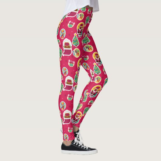 zwarte santa leggings (Rechts)
