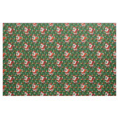 zwarte santa stof (Fat Quarter)