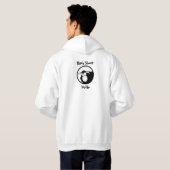 Zwarte Schaap Binnen Hoodie (Achterkant volledig)
