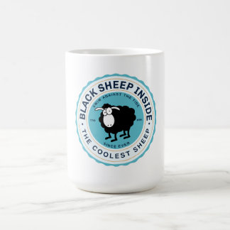 Zwarte Schaap Binnen - Zwem Tegen de Stroom Koffiemok