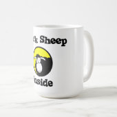 Zwarte schaap koffiemok (Voorkant rechts)