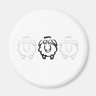 zwarte schaap magneet