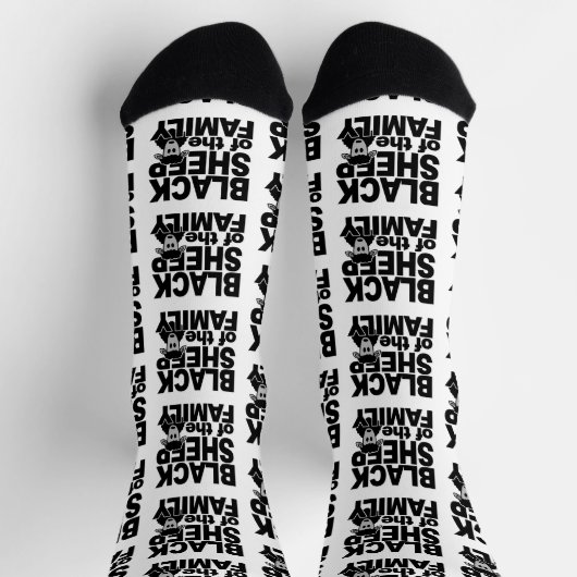 "Zwarte Schaap" Sokken (Top)