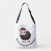 Zwarte schaar is geweldige crossbody tas (Achterkant)