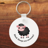 Zwarte schaar is geweldige sleutelhanger (Voorkant)