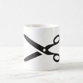 Zwarte schaar koffiemok (Center)