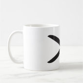 Zwarte schaar koffiemok (Links)