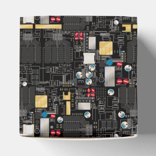 Zwarte schakelkaart bedankdoosjes (Bovenkant)