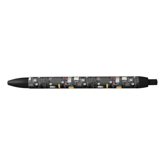 Zwarte schakelkaart inkt pen (Voorkant)