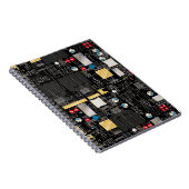 Zwarte schakelkaart notitieboek (Rechterzijde)