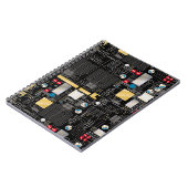 Zwarte schakelkaart notitieboek (Linkerzijde)