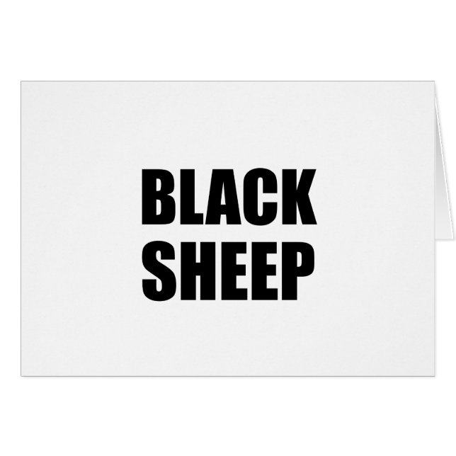 Zwarte schapen (Voorkant Horizontaal)