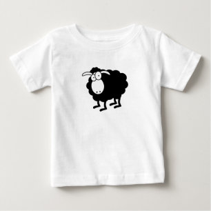 Zwarte schapen baby T-Shirt